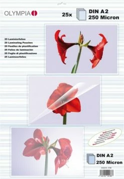 Druckerpatronen, Druckerzubehör Olympia Laminierfolien A2 250 Mic (25 St.)