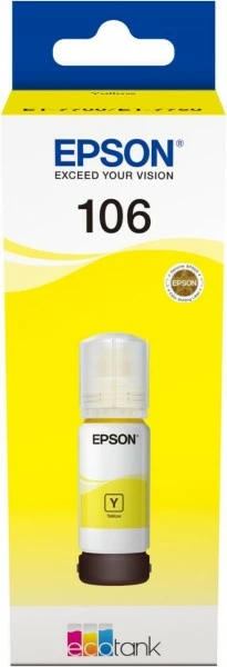 Druckerpatronen, Druckerzubehör Epson 106 EcoTank (70ml) Nachfülltinte Gelb