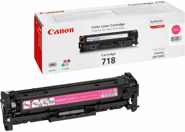 Druckerpatronen, Druckerzubehör Canon Nr. 718 Toner (2.900 S.) Magenta 1 Druckerpatronen, Druckerzubehör Canon Nr. 718 Toner (2.900 S.) Magenta