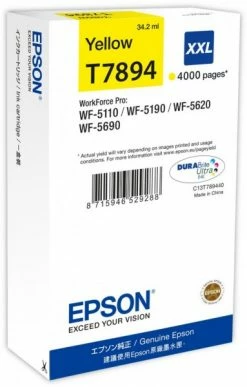 Druckerpatronen, Druckerzubehör Epson T 789440 XXL Tintenpatrone (4.000S) Gelb