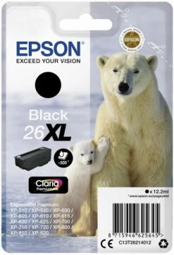 Druckerpatronen, Druckerzubehör Epson 26XL Claria Premium Tintenpatrone Schwarz