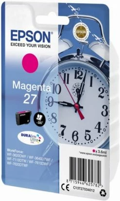 Druckerpatronen, Druckerzubehör Epson 27 DURABrite Ultra Tintenpatrone Magenta -Günstiges Bürobedarf Geschäft 081c722e db5a 42ab 835b 1eba5a3707eb 600x600
