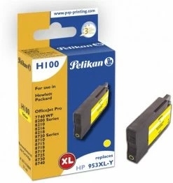 Druckerpatronen, Druckerzubehör Pelikan H100 Tintenpatrone Ersetzt HP F6U18AE Gelb