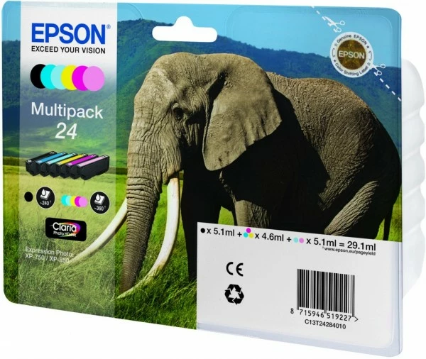 Druckerpatronen, Druckerzubehör Epson 24 Claria Photo HD Multipack 6-farbig 2 Druckerpatronen, Druckerzubehör Epson 24 Claria Photo HD Multipack 6-farbig – Bild 2