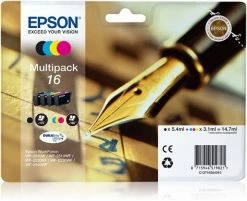 Druckerpatronen, Druckerzubehör Epson 16 DURABrite Ultra Multipack 4-farbig