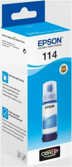 Druckerpatronen, Druckerzubehör Epson 114 EcoTank (70ml) Cyan
