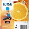 Druckerpatronen, Druckerzubehör Epson 33XL Claria Premium Tintenpatrone Cyan