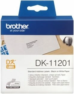Druckerpatronen, Druckerzubehör Brother DK 11201 Adress-Etiketten 29 X 90mm Weiß