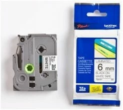 Druckerpatronen, Druckerzubehör Brother TZE-211 Schriftband Lamin. (6mm) Schriftband Weiß/schwarz