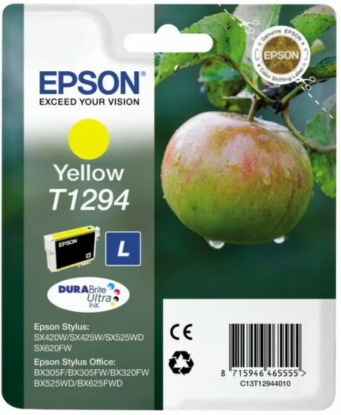 Druckerpatronen, Druckerzubehör Epson T 1294 Tintenpatrone Gelb 1 Druckerpatronen, Druckerzubehör Epson T 1294 Tintenpatrone Gelb
