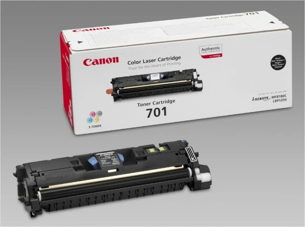 Druckerpatronen, Druckerzubehör Canon 701 BK Toner Schwarz 1 Druckerpatronen, Druckerzubehör Canon 701 BK Toner Schwarz