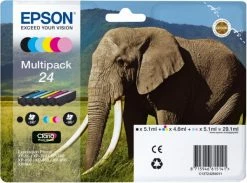 Druckerpatronen, Druckerzubehör Epson 24 Claria Photo HD Multipack 6-farbig