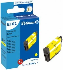 Druckerpatronen, Druckerzubehör Pelikan E102 Tintenpatrone Ersetzt Epson T29XL Y Gelb