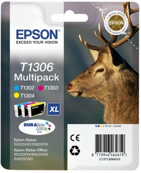Druckerpatronen, Druckerzubehör Epson T130640 Multipack Blister Tintenpatronen 1 Druckerpatronen, Druckerzubehör Epson T130640 Multipack Blister Tintenpatronen