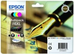 Druckerpatronen, Druckerzubehör Epson 16XL DURABrite Ultra Multipack 4-farbig