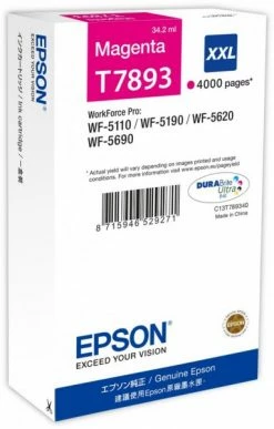 Druckerpatronen, Druckerzubehör Epson T 789340 XXL Tintenpatrone (4.000S) Magenta
