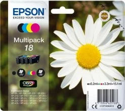 Druckerpatronen, Druckerzubehör Epson 18 Claria Home Multipack 4-farbig