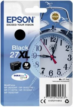 Druckerpatronen, Druckerzubehör Epson 27XL DURABrite Ultra Tintenpatrone Schwarz