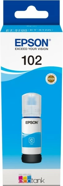 Druckerpatronen, Druckerzubehör Epson 102 EcoTank (70ml) Nachfülltinte Cyan