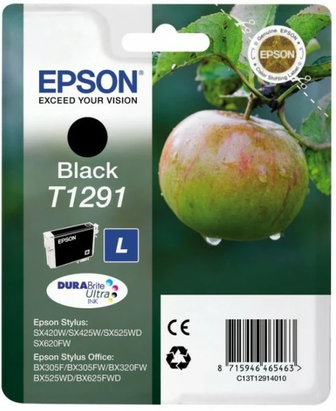 Druckerpatronen, Druckerzubehör Epson T 1291 Tinte DURABrite Ultra Schwarz 1 Druckerpatronen, Druckerzubehör Epson T 1291 Tinte DURABrite Ultra Schwarz