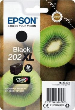 Druckerpatronen, Druckerzubehör Epson 202XL Claria Premium Tintenpatrone Schwarz
