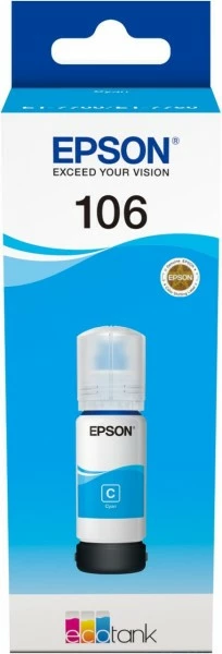 Druckerpatronen, Druckerzubehör Epson 106 EcoTank (70ml) Nachfülltinte Cyan