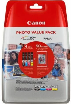 Druckerpatronen, Druckerzubehör Canon CLI 551 XL Tintenpatrone Sec