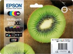 Druckerpatronen, Druckerzubehör Epson 202XL Claria Premium Multipack 5-farbig