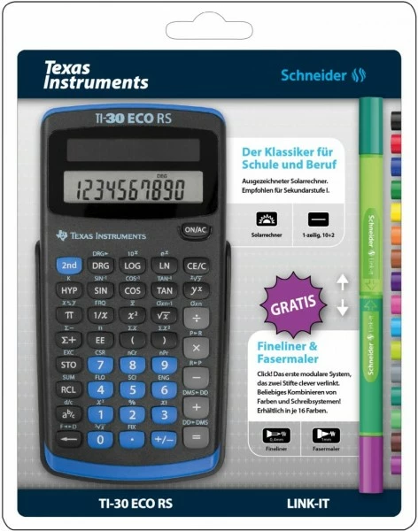 Bürogeräte Texas Instruments TI-30ECO RS Schulrechner 3 Bürogeräte Texas Instruments TI-30ECO RS Schulrechner – Bild 3