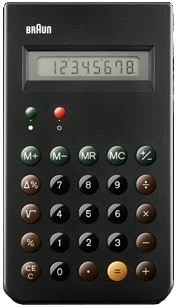 Bürogeräte Braun BNE 001 BKBK Taschenrechner Schwarz