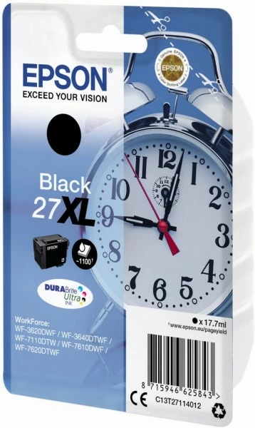 Druckerpatronen, Druckerzubehör Epson 27XL DURABrite Ultra Tintenpatrone Schwarz 2 Druckerpatronen, Druckerzubehör Epson 27XL DURABrite Ultra Tintenpatrone Schwarz – Bild 2
