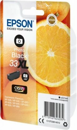 Druckerpatronen, Druckerzubehör Epson 33XL Claria Premium Tintenpatrone Photo Black 3 Druckerpatronen, Druckerzubehör Epson 33XL Claria Premium Tintenpatrone Photo Black -Günstiges Bürobedarf Geschäft 4d641a31 f25f 420a 8adb 379533a782f6 600x600