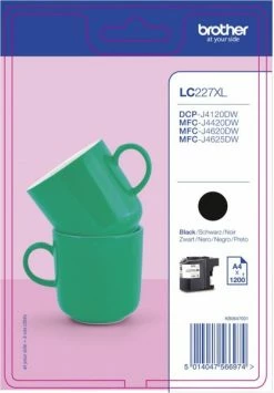 Druckerpatronen, Druckerzubehör Brother LC 227 XLBK Tintenpatrone (1200 S.) Schwarz