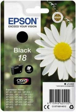 Druckerpatronen, Druckerzubehör Epson 18 Claria Home Schwarz