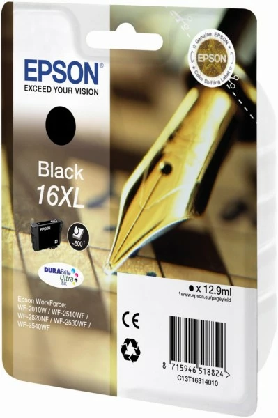 Druckerpatronen, Druckerzubehör Epson 16XL DURABrite Ultra Tintenpatrone Schwarz 1 Druckerpatronen, Druckerzubehör Epson 16XL DURABrite Ultra Tintenpatrone Schwarz