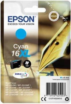Druckerpatronen, Druckerzubehör Epson 16XL DURABrite Ultra Tintenpatrone Cyan