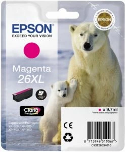 Druckerpatronen, Druckerzubehör Epson 26XL Claria Premium Tintenpatrone Magenta