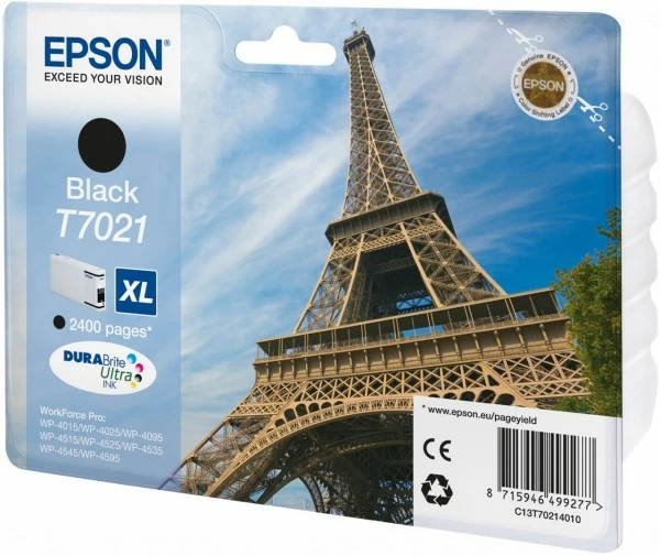 Druckerpatronen, Druckerzubehör Epson T 7021 Tinte XL (2.400 S.) Schwarz 2 Druckerpatronen, Druckerzubehör Epson T 7021 Tinte XL (2.400 S.) Schwarz – Bild 2