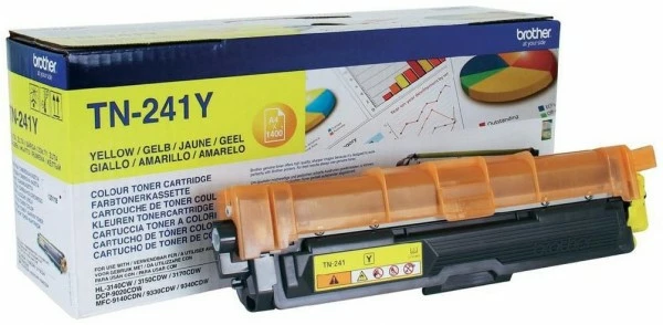 Druckerpatronen, Druckerzubehör Brother TN 241 Y Toner (1.400 S.) Gelb 1 Druckerpatronen, Druckerzubehör Brother TN 241 Y Toner (1.400 S.) Gelb