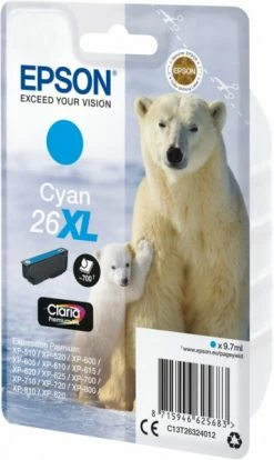 Druckerpatronen, Druckerzubehör Epson 26XL Claria Premium Tintenpatrone Cyan -Günstiges Bürobedarf Geschäft 6021ec45 1cd8 401d 91c2 238faf898aa0 600x600