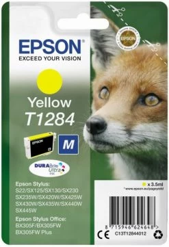 Druckerpatronen, Druckerzubehör Epson T1284 DURABrite Ultra Tintenpatrone Gelb