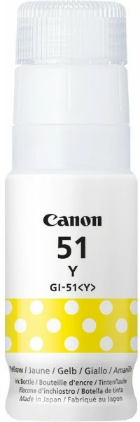 Druckerpatronen, Druckerzubehör Canon GI-51 Y (70ml) Nachfülltinte Gelb