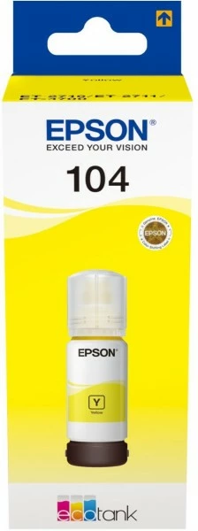 Druckerpatronen, Druckerzubehör Epson 104 EcoTank (65ml) Nachfülltinte Gelb