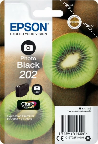Druckerpatronen, Druckerzubehör Epson 202 Claria Premium Tintenpatrone Photo Black 1 Druckerpatronen, Druckerzubehör Epson 202 Claria Premium Tintenpatrone Photo Black