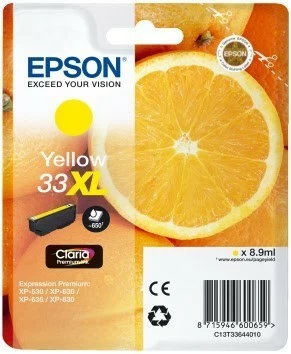 Druckerpatronen, Druckerzubehör Epson 33XL Claria Premium Tintenpatrone Gelb 1 Druckerpatronen, Druckerzubehör Epson 33XL Claria Premium Tintenpatrone Gelb