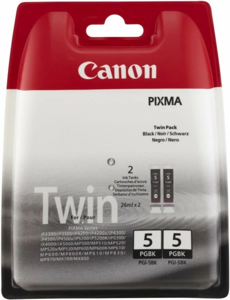Druckerpatronen, Druckerzubehör Canon PGI 5 Tintenpatrone TwinPack Schwarz 1 Druckerpatronen, Druckerzubehör Canon PGI 5 Tintenpatrone TwinPack Schwarz