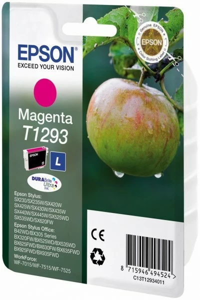 Druckerpatronen, Druckerzubehör Epson T 1293 Tinte DURABrite Ultra Magenta 2 Druckerpatronen, Druckerzubehör Epson T 1293 Tinte DURABrite Ultra Magenta – Bild 2