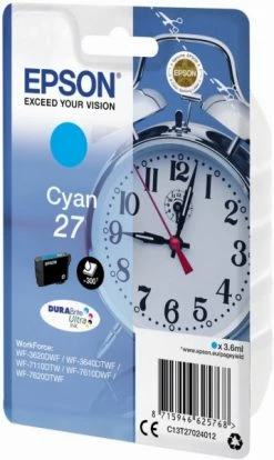 Druckerpatronen, Druckerzubehör Epson 27 DURABrite Ultra Tintenpatrone Cyan -Günstiges Bürobedarf Geschäft 72932735 f0d3 49f8 8779 93d88c5bd690 600x600