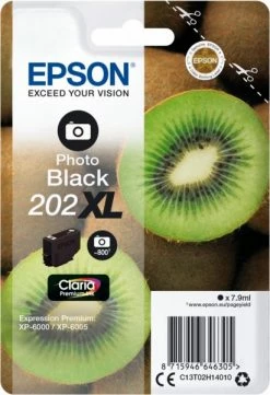 Druckerpatronen, Druckerzubehör Epson 202XL Claria Premium Tintenpatrone Photo Black