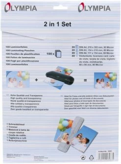 Druckerpatronen, Druckerzubehör Olympia Laminierfolie 2in1 Set Transparent -Günstiges Bürobedarf Geschäft 73f6f605 58c1 4523 888f 0e4d52e54780 600x600